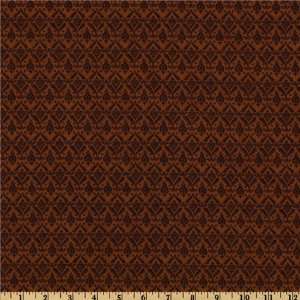  44 Wide Moda Curio Camellia Abstract Clove Brown Fabric 