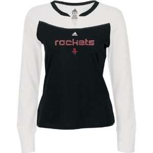  Houston Rockets Womens adidas Action Jackson Long Sleeve 