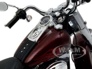 Brand new 1:12 scale diecast model of 2010 Harley Davidson FLSTF Fat 