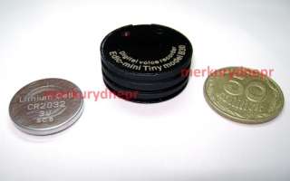 SPY Digital Tiny B30 300Hr Edic mini Voice Recorder )  
