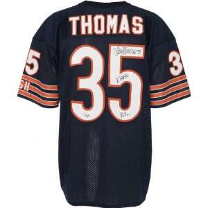Anthony Thomas Autographed Jersey  Details: Custom, Navy, A Train and 