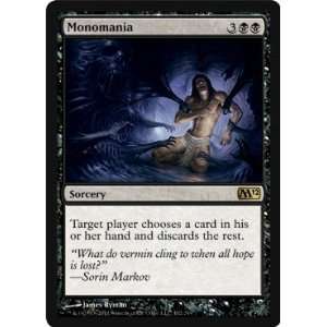  FOIL Monomania   Magic 2012 Core Set   FOIL Rare: Toys 