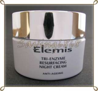 Elemis Tri Enzyme Resurfacing Night Cream anti age 1 OZ  