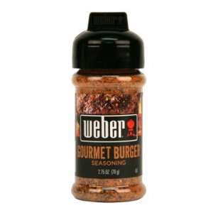 WEBER Grilling GOURMET BURGER Seasoning 2.75 oz. (Pack of 2):  