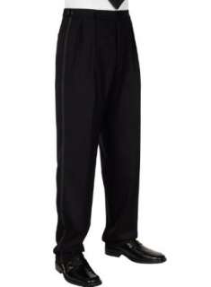    Polo Ralph Lauren Wool Cashmere Black Tuxedo Pants: Clothing