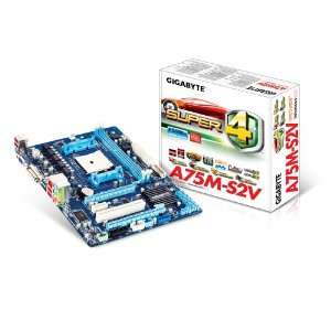  GIGABYTE GA A75M S2V Socket FM1/ AMD A75/ DDR3/ AMD 