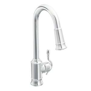  Moen S7208C Woodmere One Handle High Arc Pulldown Kitchen 