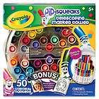 Crayola Telescoping Pip Squeaks Marker Tower, Assorted Colors, 50/Set