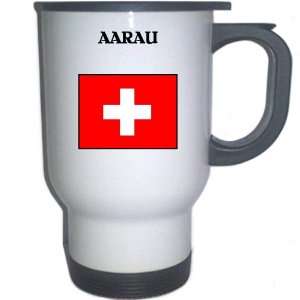  Switzerland   AARAU White Stainless Steel Mug 