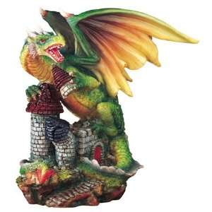   Castle Figurine   Cold Cast Resin   7.5 Height: Home & Kitchen