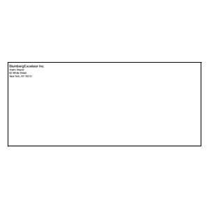  White No. 10 Business Envelope