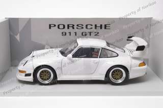 18 UT Porsche 911 GT2   RARE WHITE   Street Version  