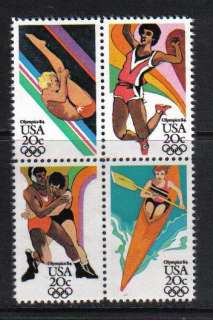 United States 1984 Summer Olympics  Sports (2085a) MNH  