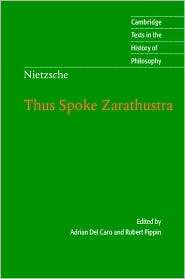 Nietzsche Thus Spoke Zarathustra, (0521841712), Robert Pippin 