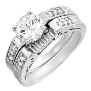 High Quality Brand New Ring With 2.65Ctw Cubic Zirconia Made Of 925 