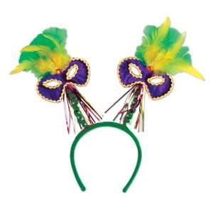   Gras Mask w/Feathers Boppers Case Pack 48   682087: Home & Kitchen