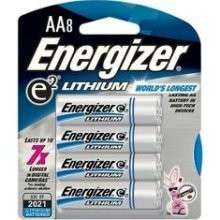 ENERGIZER E2 LITHIUM AA BATTERIES EXP 2022  