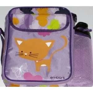  Embark Insulated Purple Kitty Cat Lunch Box Kit with Water 
