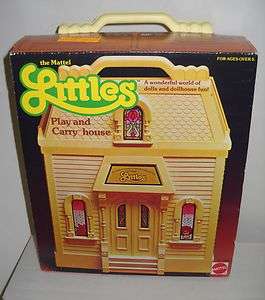 2127 RARE NIB Vintage Mattel the Littles Play & Carry House  