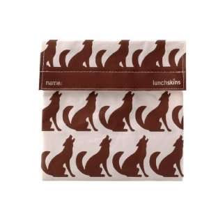  Sandwich Size Bag, Lunchskins, Brown Wolf, 6 x 6.5. This multi pack 