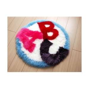  Bowron Fun Rugs ABC Sheepskin   2 5 x 2 5