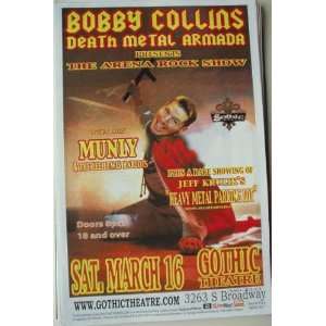    Bobby Collins Death Metal Armada Denver Gig Poster