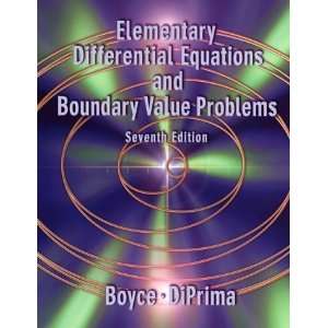   and Boundary Value Problems [Hardcover]: William E. Boyce: Books