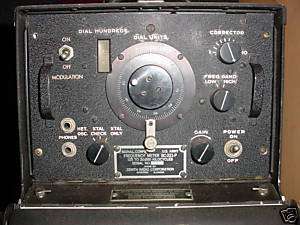 ZENITH VINTAGE FREQUENCY METER BC 221 P  