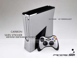  cover decal for xbox 360 slim console contorl black silver for choose
