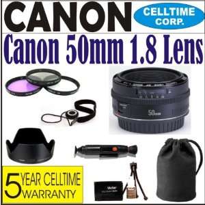  Canon EF 50mm f/1.8 II Camera Lens (IMPORT)   Includes Lens 