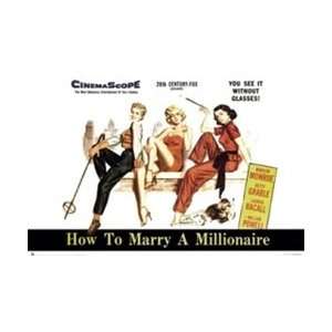   Marilyn Monroe   Millionaire Movie College Dorm Poster