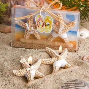 Bathing Suit Clad Starfish Candles