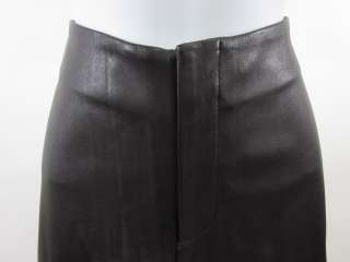 JOSEPH Brown Leather Pants Slacks Trousers Sz S  