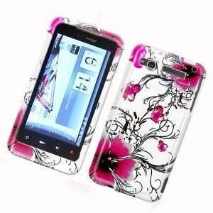  HTC Verizon G2 Merge Purple Flower Orchild Hard Case Cover 