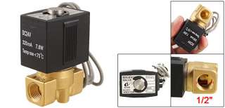 DC 24V 320mA Two Way Two Position Air Solenoid Valve  