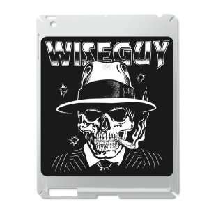  iPad 2 Case Silver of Wiseguy Skeleton Smoking Cigar with 