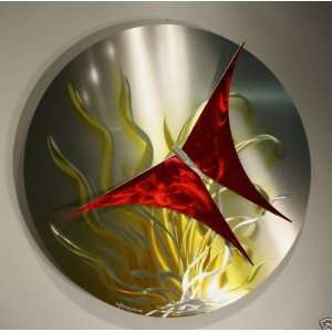   : Kovacs Style Abstract Art, Butterfly Metal Wall Art: Home & Kitchen