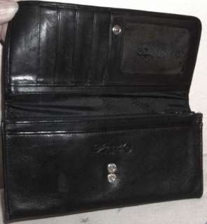 FOSSIL Rich Black GENUINE LEATHER Wallet  