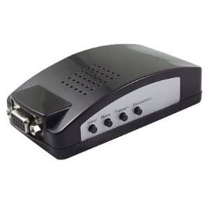  Gino PC Computer AV S Video to VGA Video Converter Adapter Box 