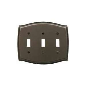 Baldwin 4780050 Switch Plates Satin Brass and Black Switch Plates Acce