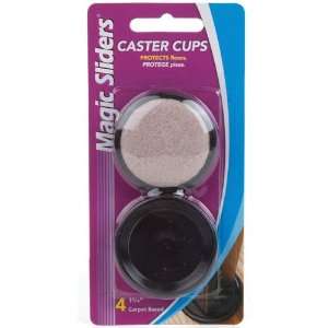 Magic Sliders Caster Cups, 1 5/8 4 Pk