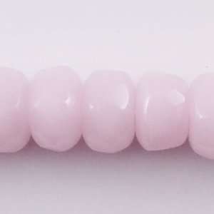  Fire Polished Gemstone Donut 3 X 5mm Soft Pink Opal: Arts 