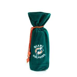   of 6 NFL Miami Dolphins 14 Velvet Wine Bottle Bags: Sports & Outdoors