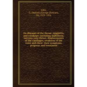  On diseases of the throat, epiglottis, and windpipe 