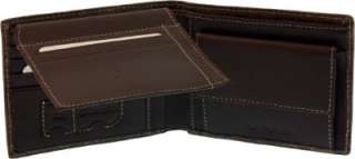 Dragon men Brown leather wallet Rudi mens 29526  