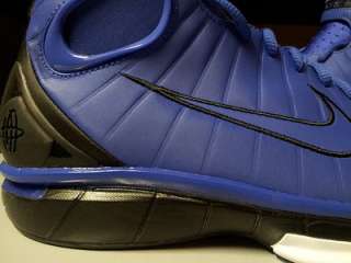   ] Mens Nike Air Zoom Huarache 2k4 Kobe BasketballBright Blue Black QS
