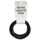 Black Greek Leather Cord 2mm, 5 meters  