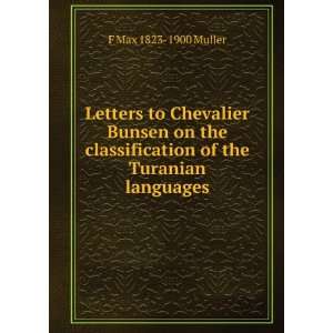  Letters to Chevalier Bunsen on the classification of the 