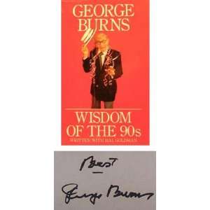  Autographed George Burns Signed Book: Sports & Outdoors