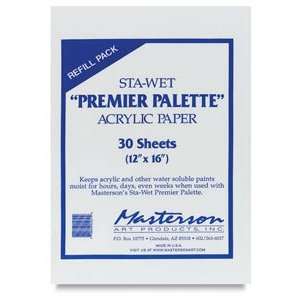    Wet Premier Palette   Acrylic Film, 30 sheets Arts, Crafts & Sewing